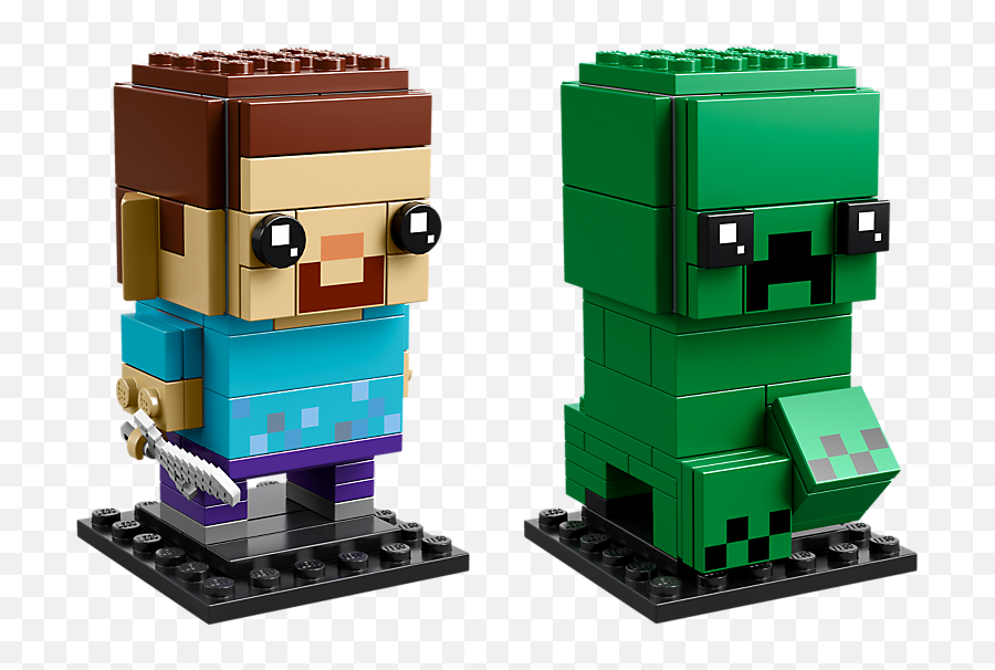 Download Steve U0026 Creeper Lego 41612 Full Size Png Image Lego