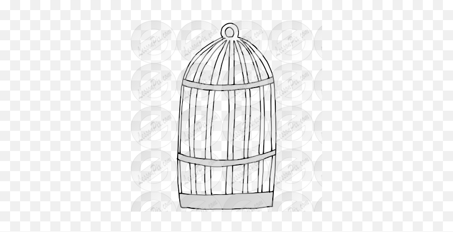 Birdcage Picture For Classroom Therapy Use - Great Empty Png,Birdcage Png