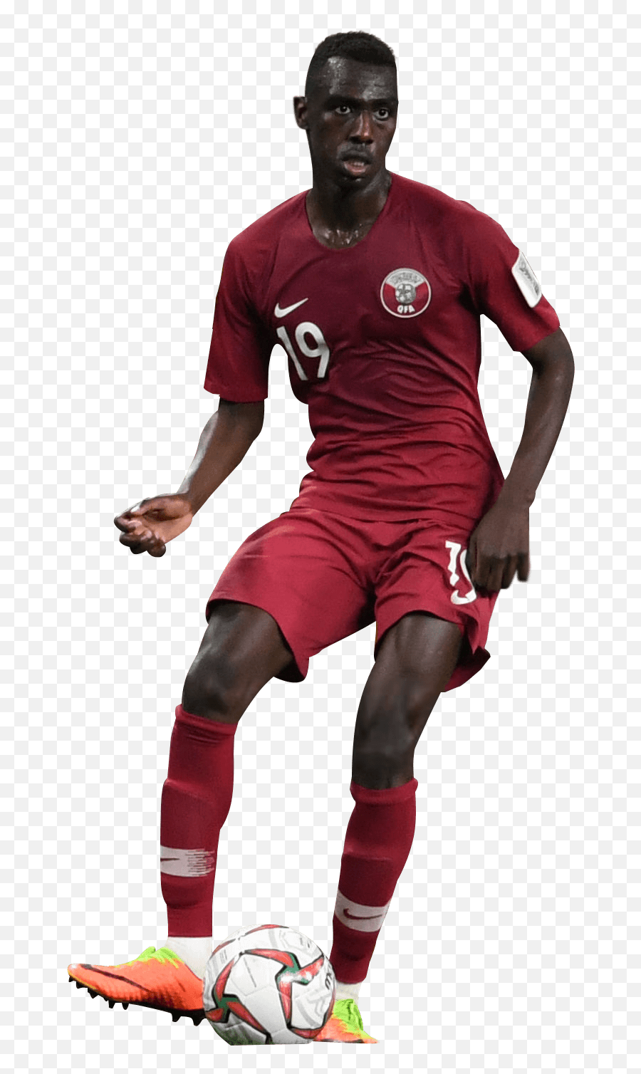 Almoez Ali Football Render - 53577 Footyrenders Soccer Player Png,Ali A Png