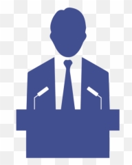 Politician Clipart Silhouette - Politiker Icon HD Png