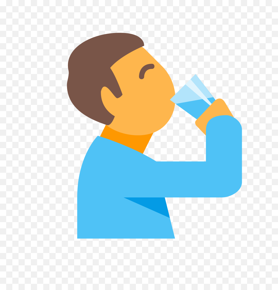 Drink Water Emoji Png - Drinking Water Clipart Png,Water Emoji Transparent