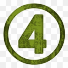 Free Number Four Download Png Images - Cool 4 Logo