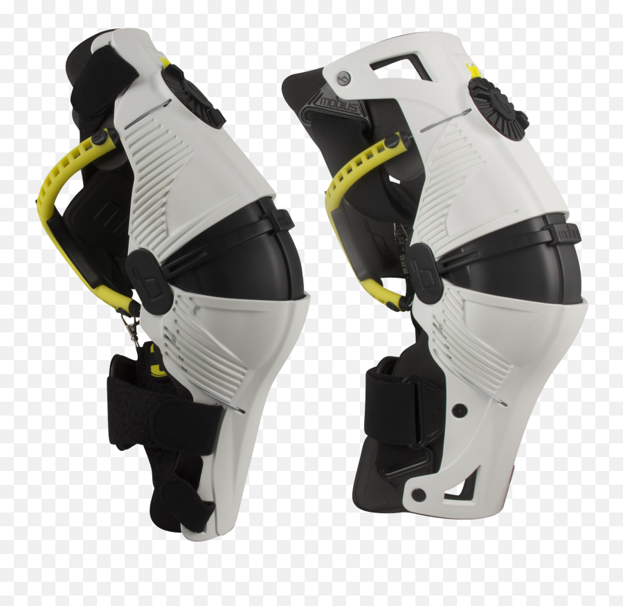 Mobius X8 Knee Braces White - Mobius Knee Brace Png,Icon Knee Shin Guards