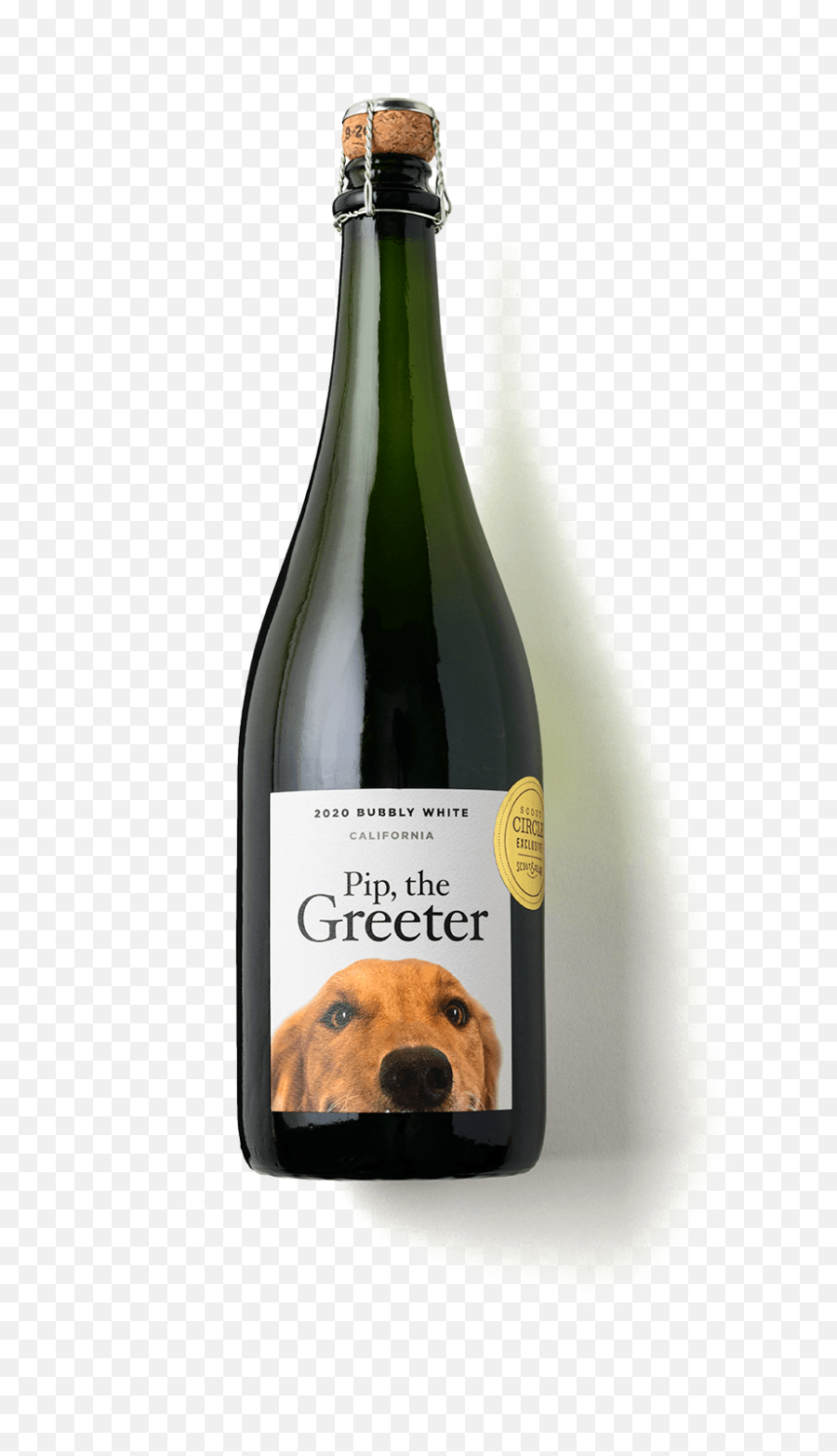 2020 Pip The Greeter Bubbly White Wine - Glass Bottle Png,Greeter Icon