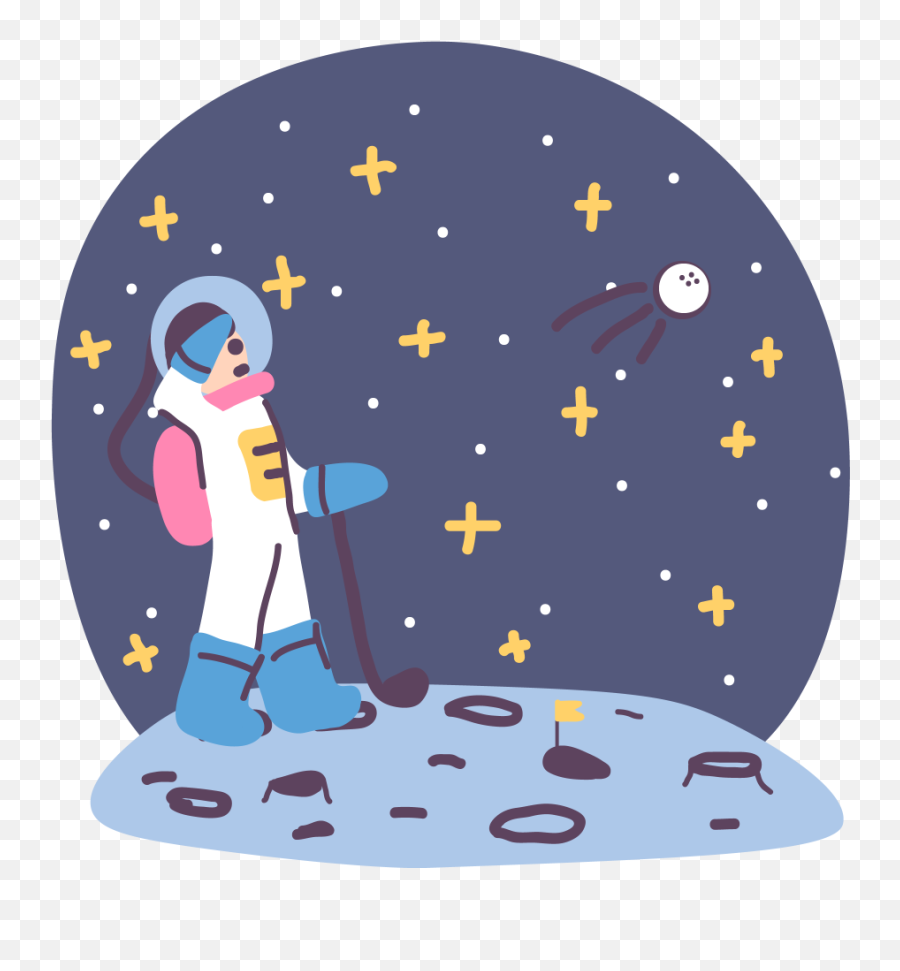 Astronaut Is Golfer By Ololopiglet - Observatorio Astronomico De Mallorca Png,Astronaut Icon Vector