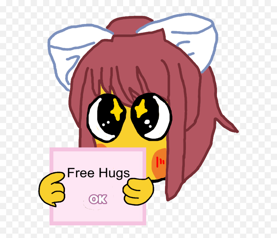 Free Hugs Emoj - Ika Literature Club Free Hugs Literature Happy Png,Fortnite Kills Icon