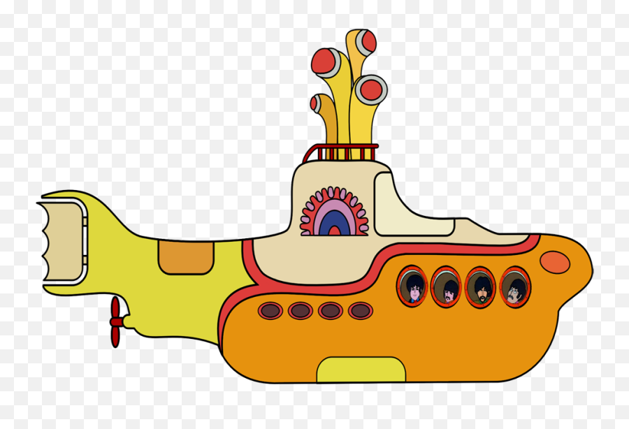 Download Free Png Hd Beatles - In A Yellow Submarine Beatles Yellow Submarine The Beatles Png,Beatles Png