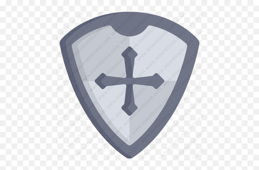 Download Defensive Protection Weapon Security Shield 3 - Christian Cross Png,Medieval Shield Icon