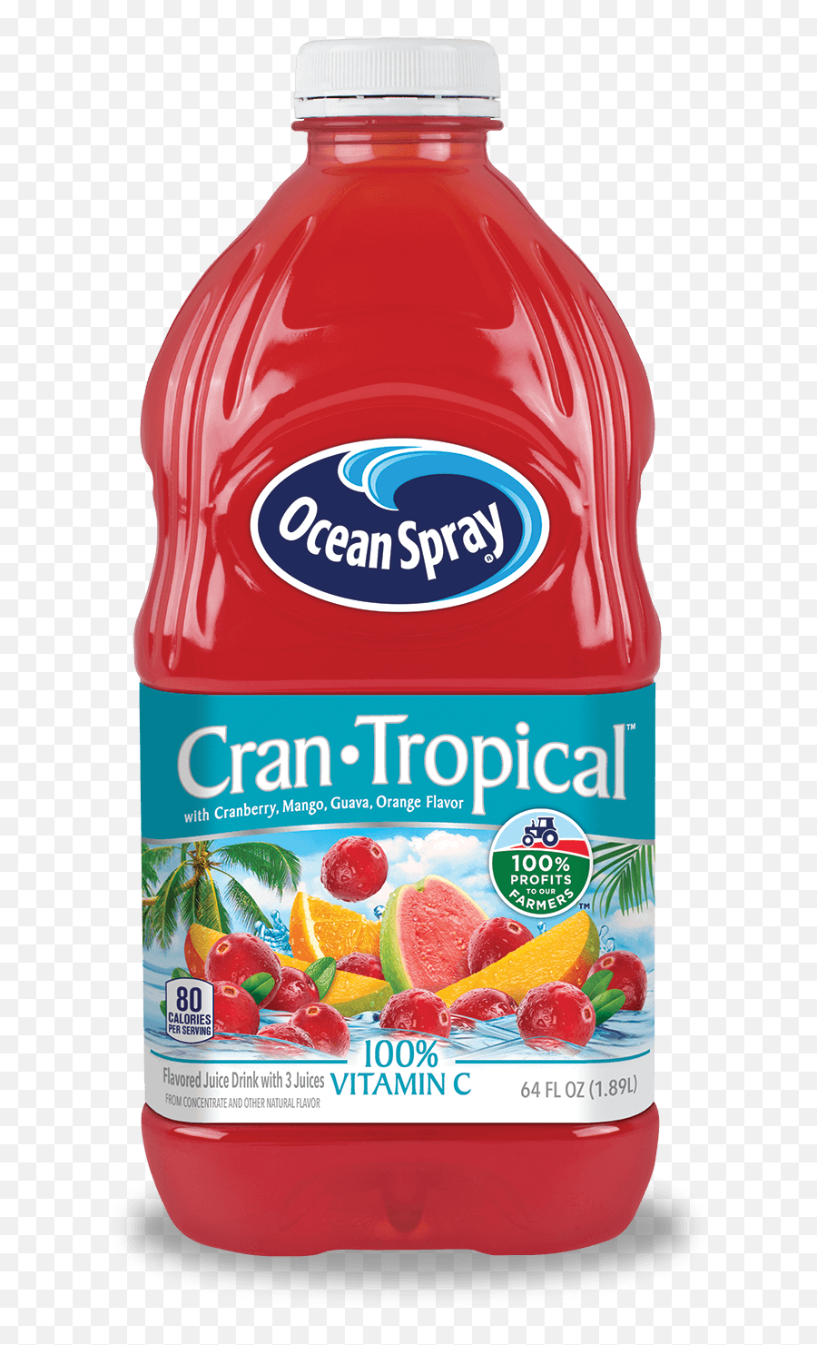 Crantropical Cranberry Tropical Juice Drink Ocean Spray - Ocean Spray Cran Mango Png,Tropico 6 Icon