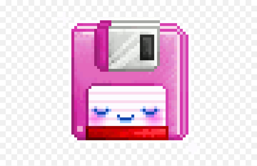 Top Floppy Disk Stickers For Android U0026 Ios Gfycat - Pink Pixel Floppy Disk Png,Floppy Disk Icon