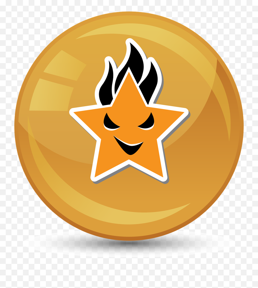 Star Symbol Burn - Free Vector Graphic On Pixabay Famous For Downloading Movies Png,Levelup Icon