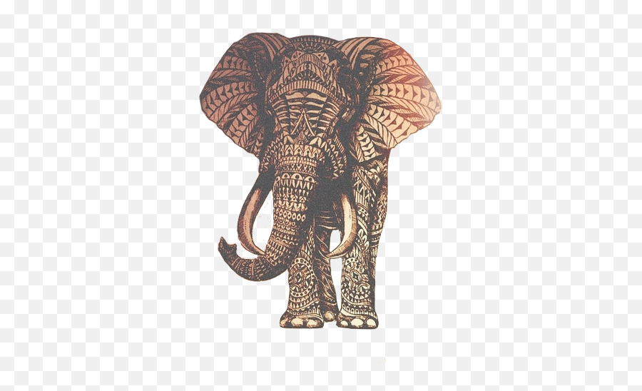 Tribal Elephant Transparent U0026 Png Clipart Free Download - Ywd Geometric Elephant Tattoo,Elephant Png