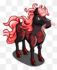 Red Smoke Stallion Farmville Wiki Fandom - Cartoon png
