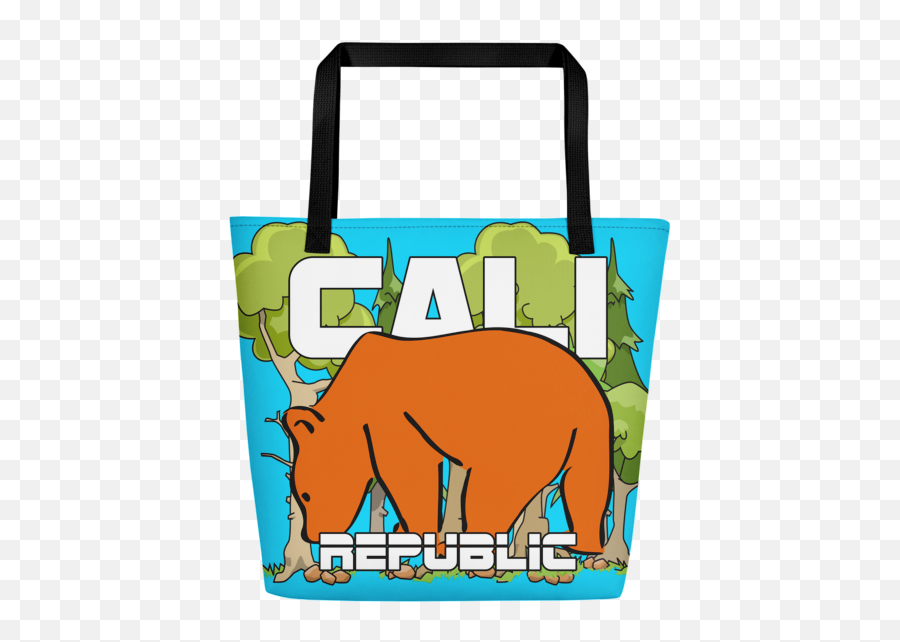 California Bear Beach Bag - Clip Art Png,California Bear Png