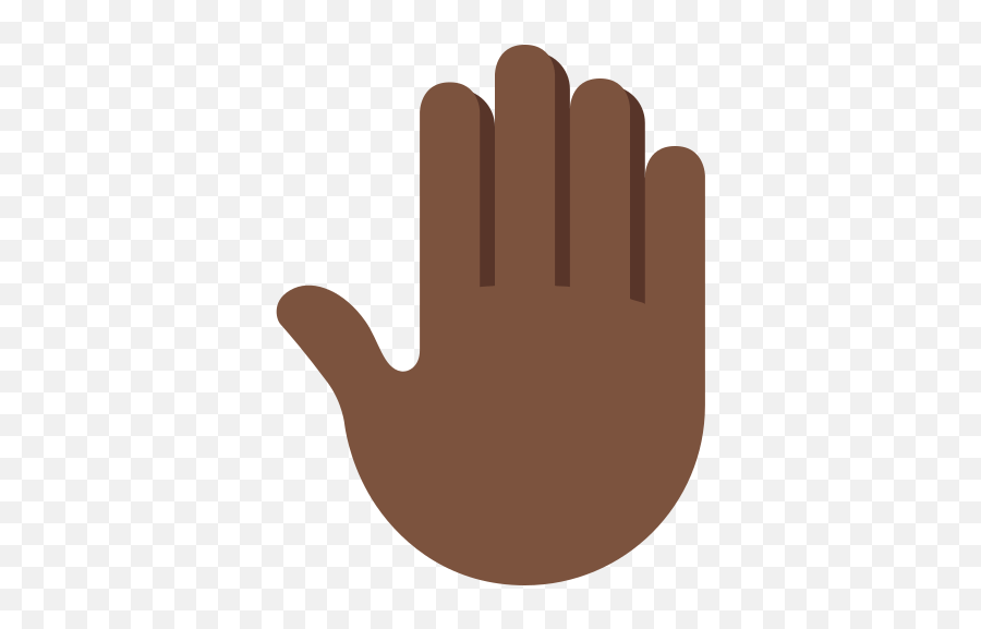 Hand Emoji With Dark Skin Tone Meaning - Munden Point Park Png,Hand Emoji Png