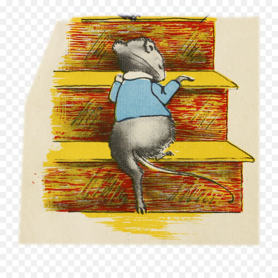 Little Gray Mouse - Illustration Png,Climbing Png