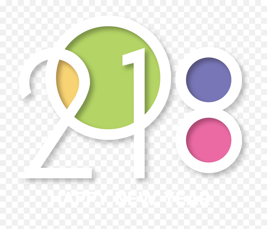 2018 Colorful Png Image - Purepng Free Transparent Cc0 Png Circle,New Year 2018 Png