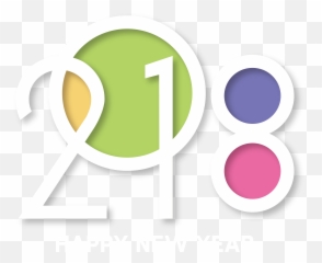 2018 Colorful Png Image - Purepng Free Transparent Cc0 Png Circle,New Year 2018 Png