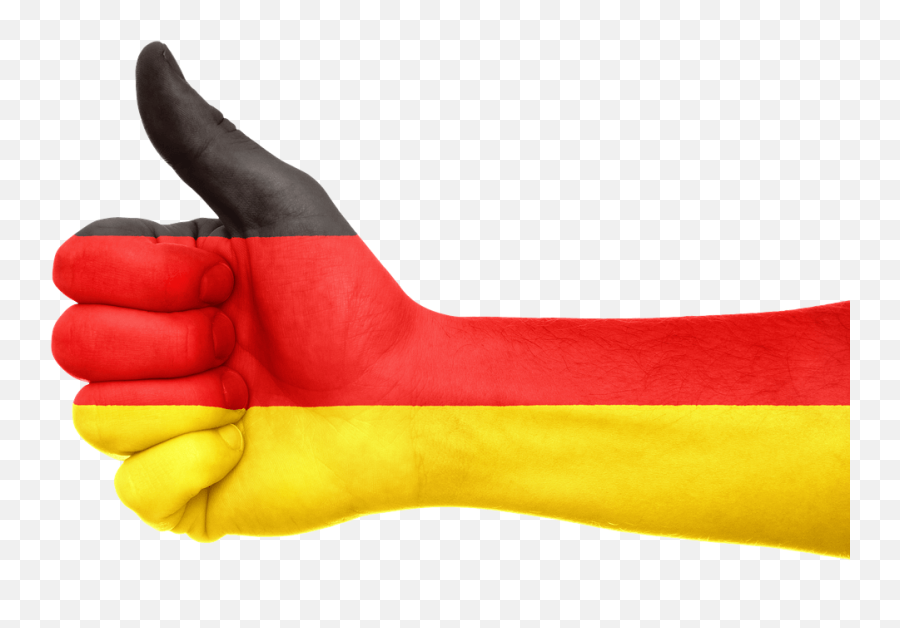 Hand Germany Flag Transparent Png - German Flag Hand,German Flag Transparent