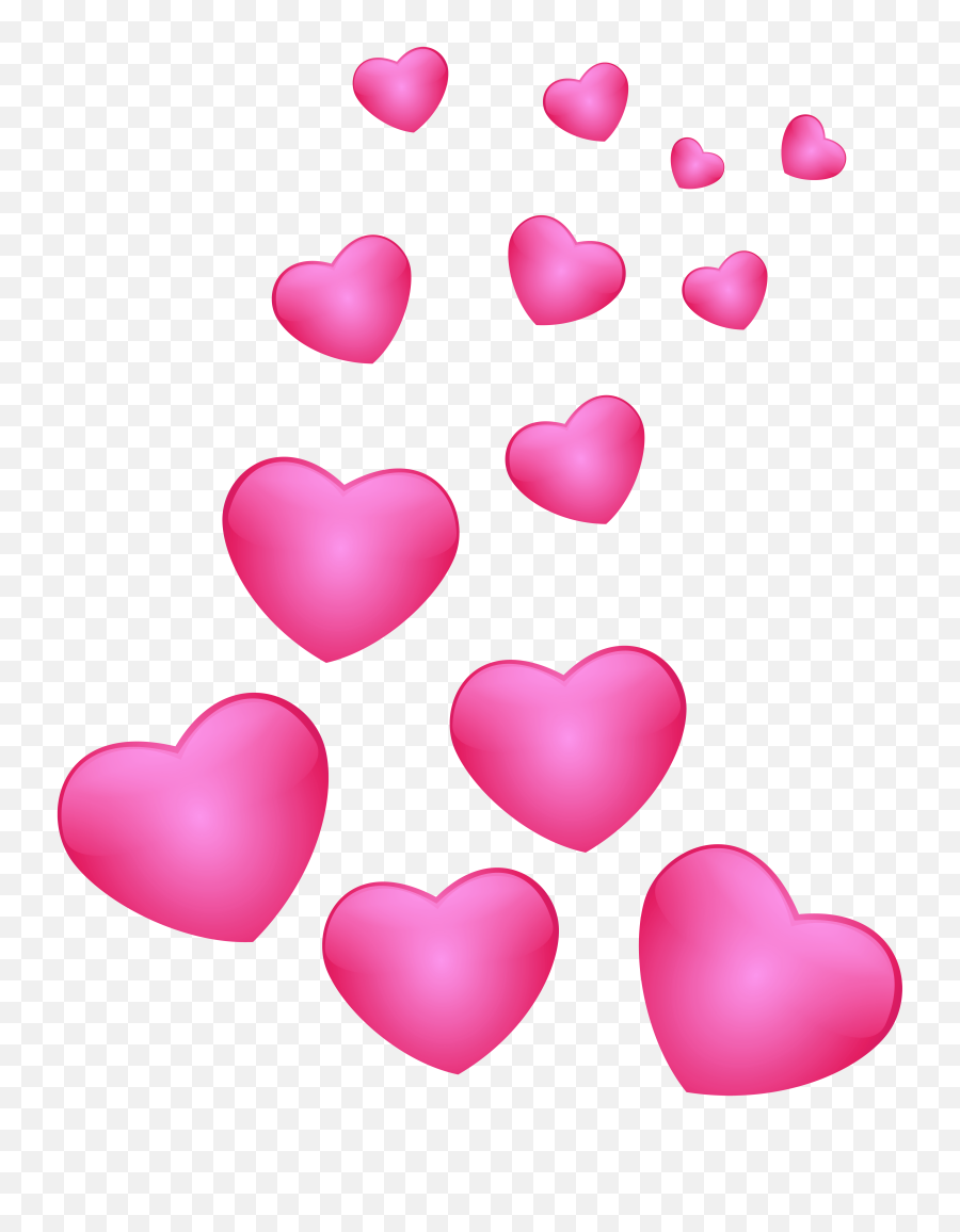 Pink Hearts Emoji Transparent U0026 Png Clipart Free Download - Ywd,Heart Image Png