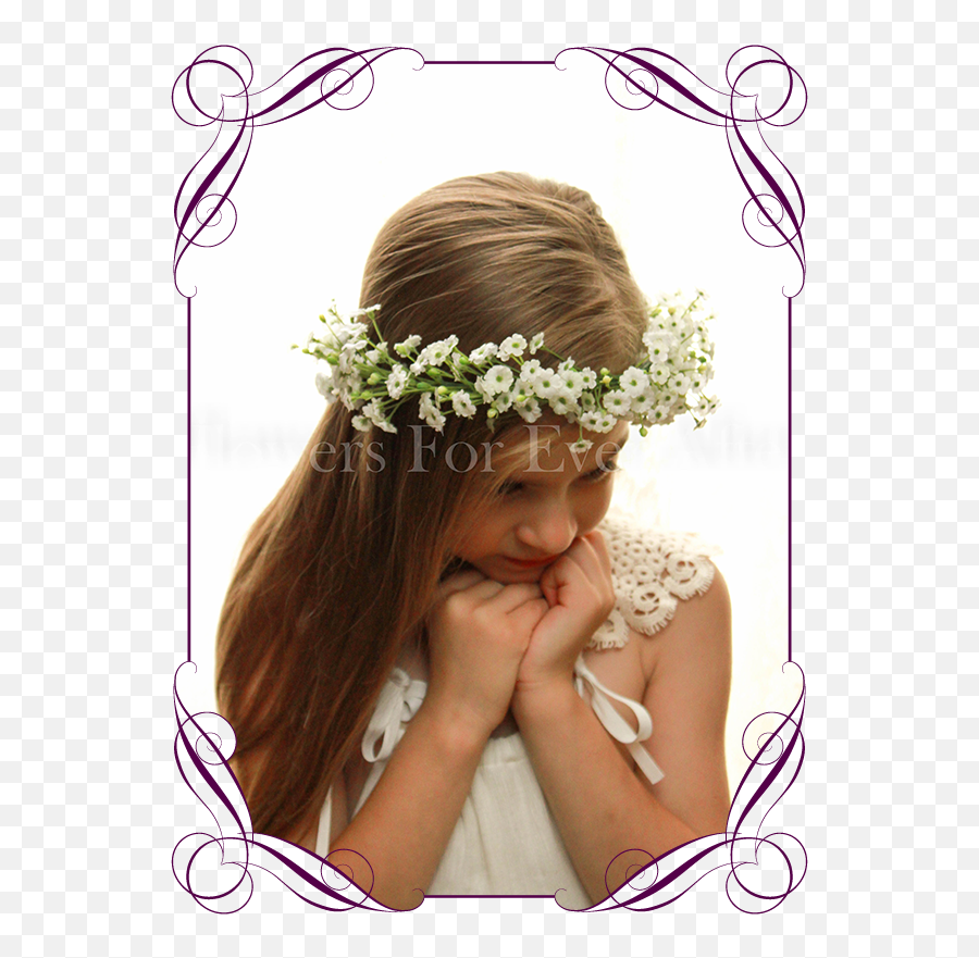 Kylie - Flower Crown Halo Rose Wedding Bouquet Red And Pink With Breath Png,Flower Crown Png