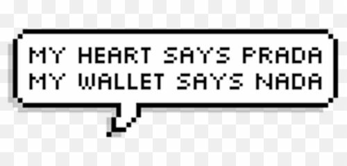 Tumblr Transparent Speech Bubble Text - Pixel Aesthetic png