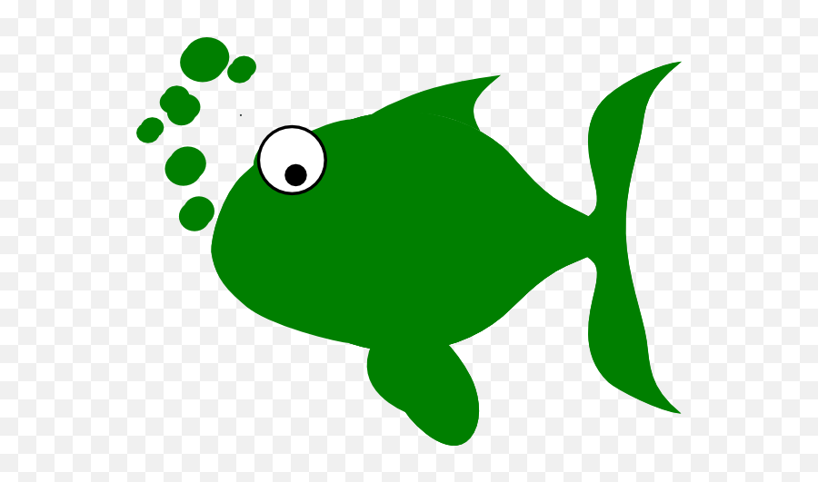 Green Fish Clip Art - Vector Clip Art Online Green Fish Clipart Png,Fish Clipart Png