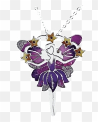 Download Purple Star Fairy Pendant - Purple Fairy Pendant Locket Png,Medallion Png