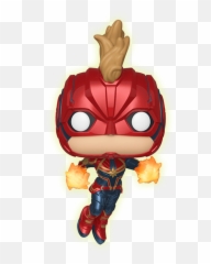 Captain Marvel Funko - Pop 425 png