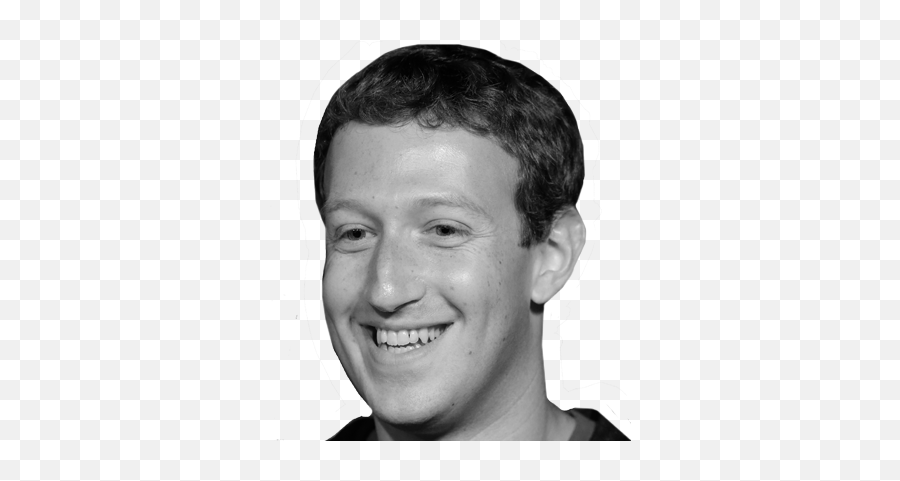 Mark Zuckerberg Png Transparent Images - Mark Zuckerberg Black And White Png,Mark Zuckerberg Face Png