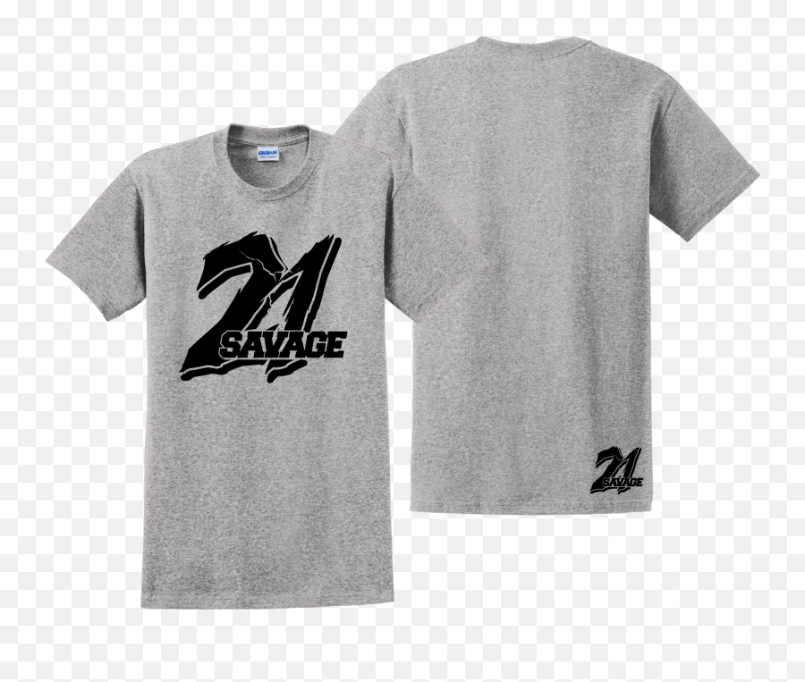 T Shirt Supreme Savage Slaughter Gang - Lil Durk Shirts Otf Png,Savage Png