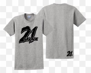 T Shirt Supreme Savage Slaughter Gang - Lil Durk Shirts Otf Png,Savage Png