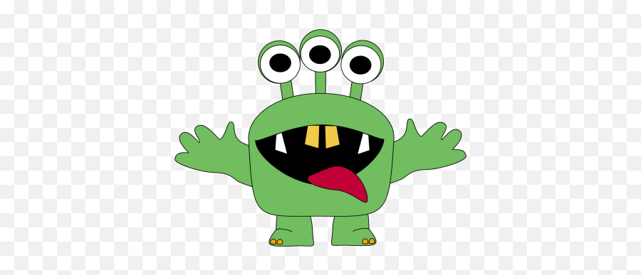 Free Cartoon Monster Png Download Clip Art - Three Eyed Monster,Monster Transparent Background
