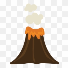 Pin Em Cricut Svg - Cute Volcano Clipart Transparent Png,Volcano Png