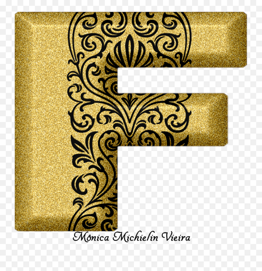 Alfabeto Glitter Dourado Com - Transparent Png Alfabeto Glitter,Ornamentos Png