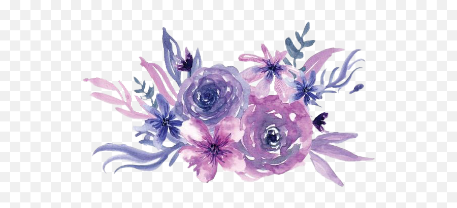 Lilac Flower Png Free Download - Transparent Background Purple Flowers Clipart,Free Flower Png