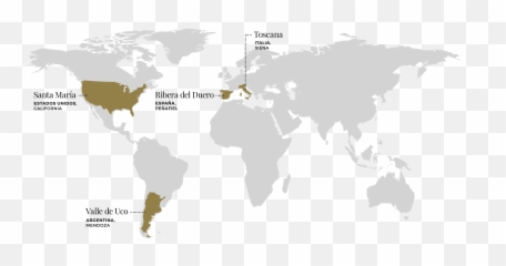 Grey World Map Png Transparent - Earth Map Black And White,Map Of The World Png