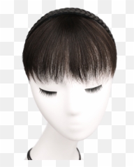 Scorpion Headband Air Bangs Wig Piece - Lace Wig Png,Bangs Png