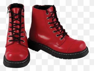 Red Combat Boots - Red Combat Boots Png,Combat Boots Png