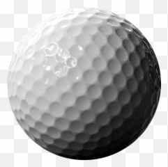 Golf Ball Equipment Course - Black Background png
