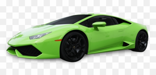 Lamborghini Huracan Rental - Green Car Png