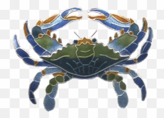 Blue Crab Pin - Enamel Crab Pin Png,Blue Crab Png