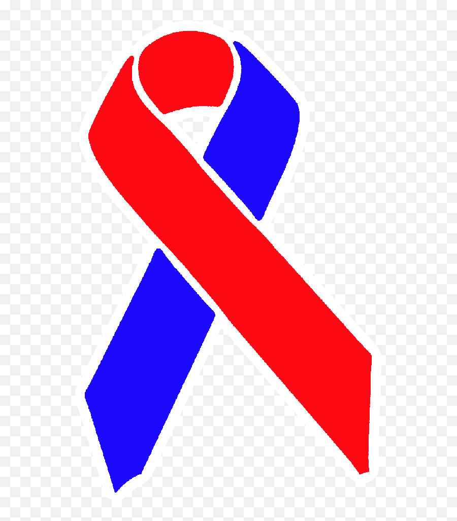 Picture - Red And Blue Awareness Ribbon Png,Red And Blue Ribbon Logo
