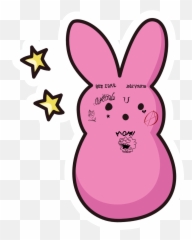 Lil Peep Bunny Sticker - Lil Tracy Lil Peep Tattoo Png,Peep Png