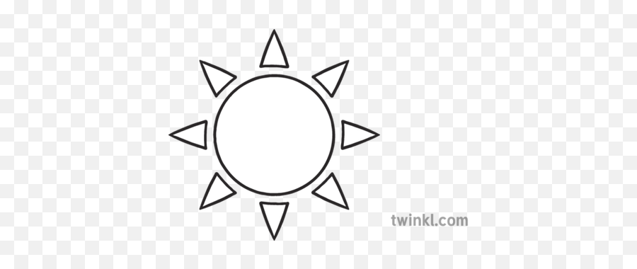 Sun Emoji Symbols Emoticons Icons - Transparent Sun Clipart Black And White Png,Sun Emoji Png