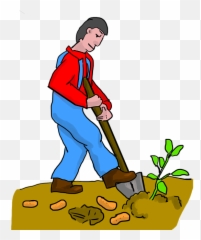 Dig Png Clipart - Digging Clipart,Farmer Png