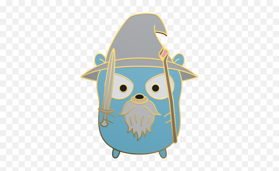 Gandalf The Gopher - Go Gopher Enamel Pin Fictional Character Png,Gandalf Png