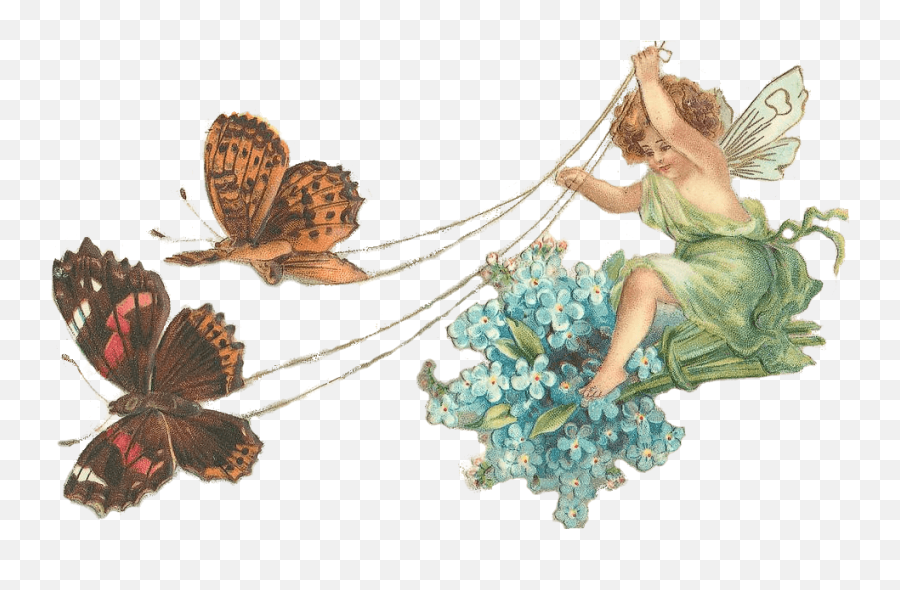 Fairy With Butterflies Transparent Png - Stickpng Transparent Fairy,Butterflies Transparent