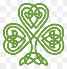 Celtic Shamrock Clipart Png - St Day Celtic Knot,Shamrock Clipart Png