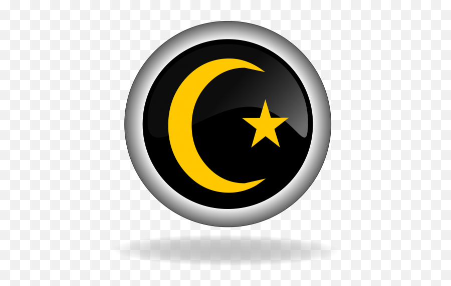 Muslimbuttoniconbackweb - Free Image From Needpixcom Smile Clip Art Png,Islam Symbol Transparent